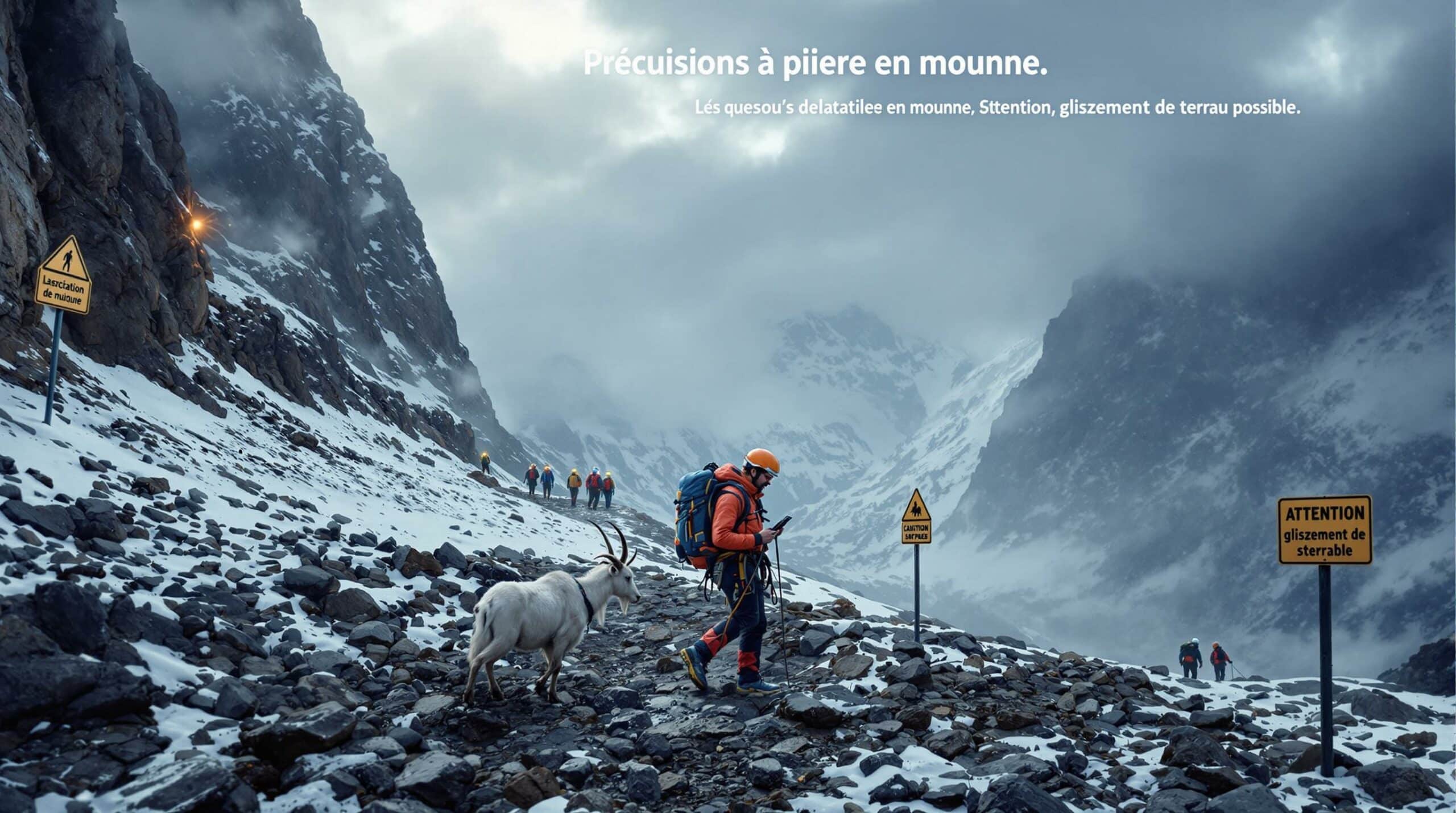 Les risques en milieu montagnard et comment s'en prémunir