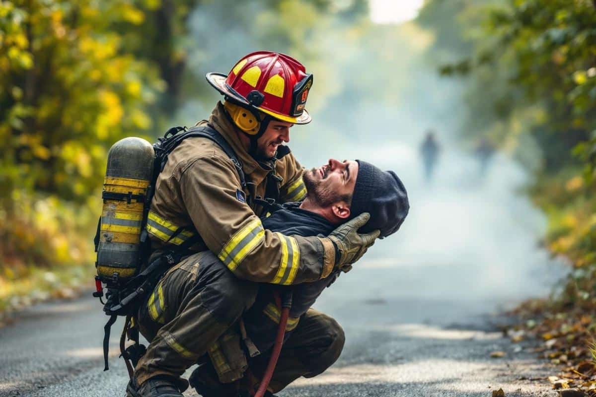 Un sapeur-pompier volontaire sauve un homme d'un incendie dans l'Aude en dehors de son service