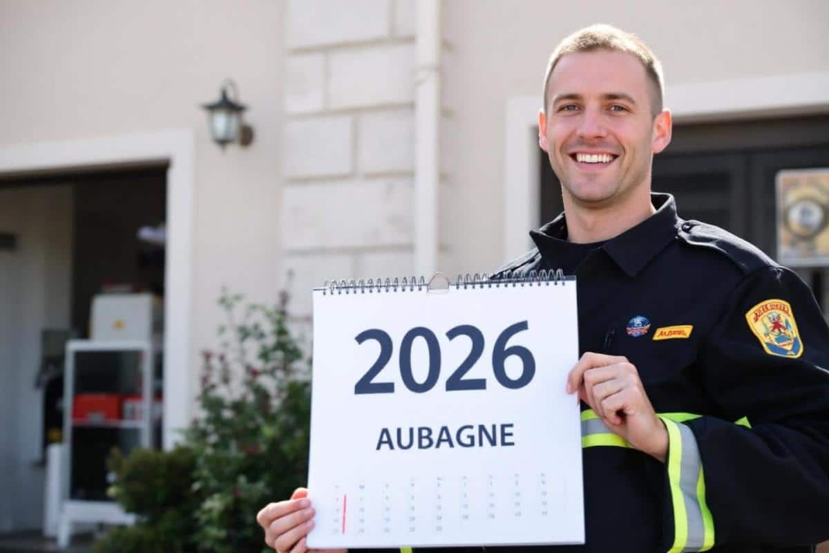 Les sapeurs-pompiers d'Aubagne lancent leur calendrier 2026