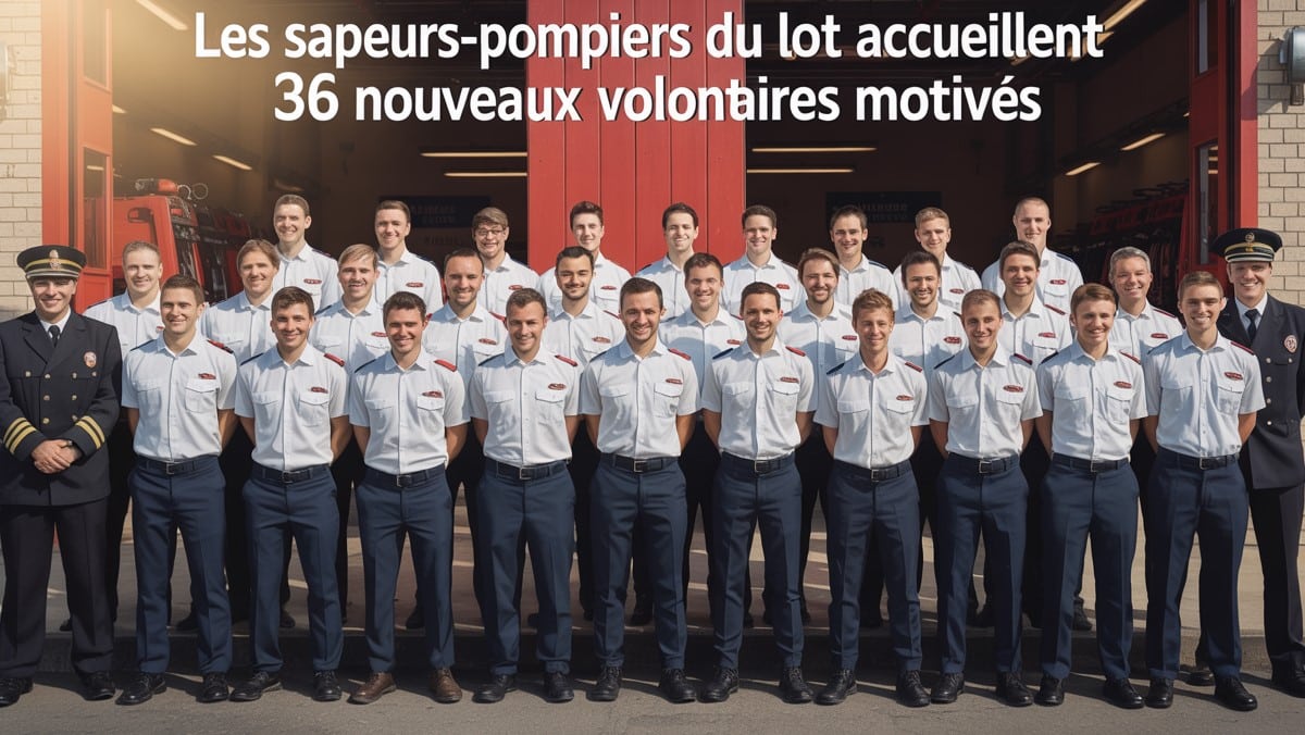 Les sapeurs-pompiers du Lot accueillent 36 nouveaux volontaires motivés