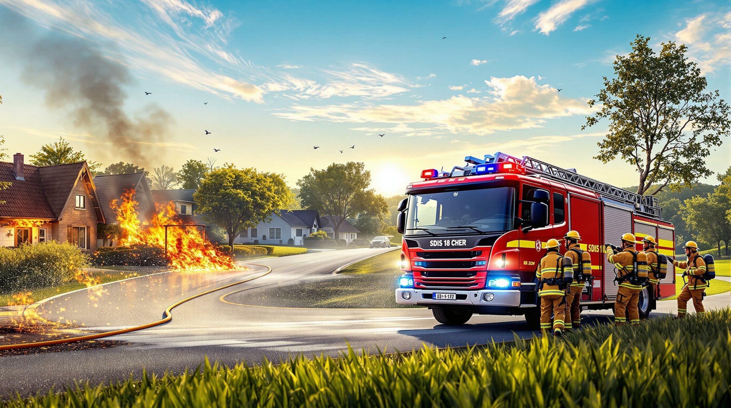 SDIS 18 Cher : comment fonctionne le service départemental d’incendie ?