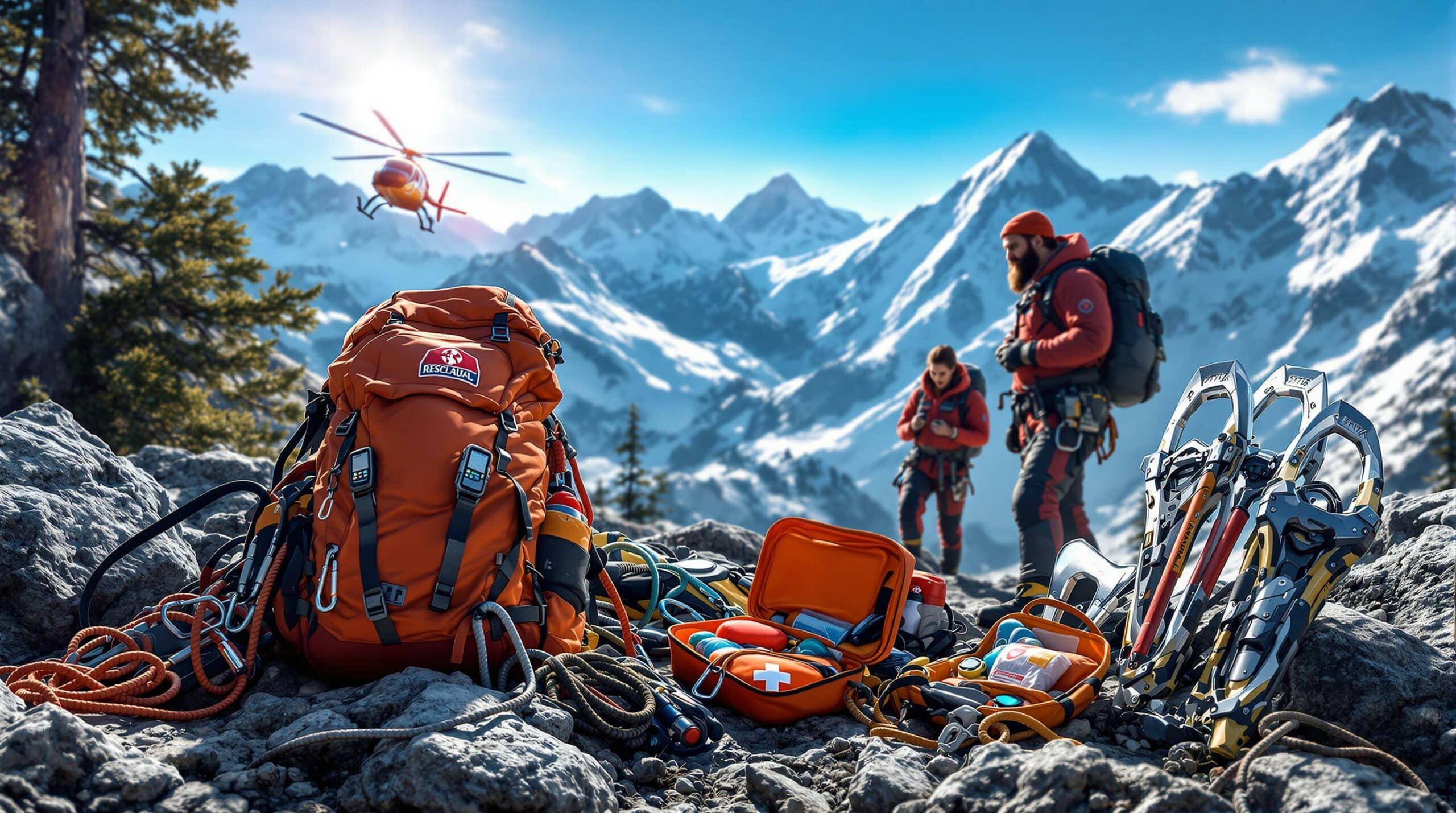 Préparatifs de secours en montagne : Équipements indispensables