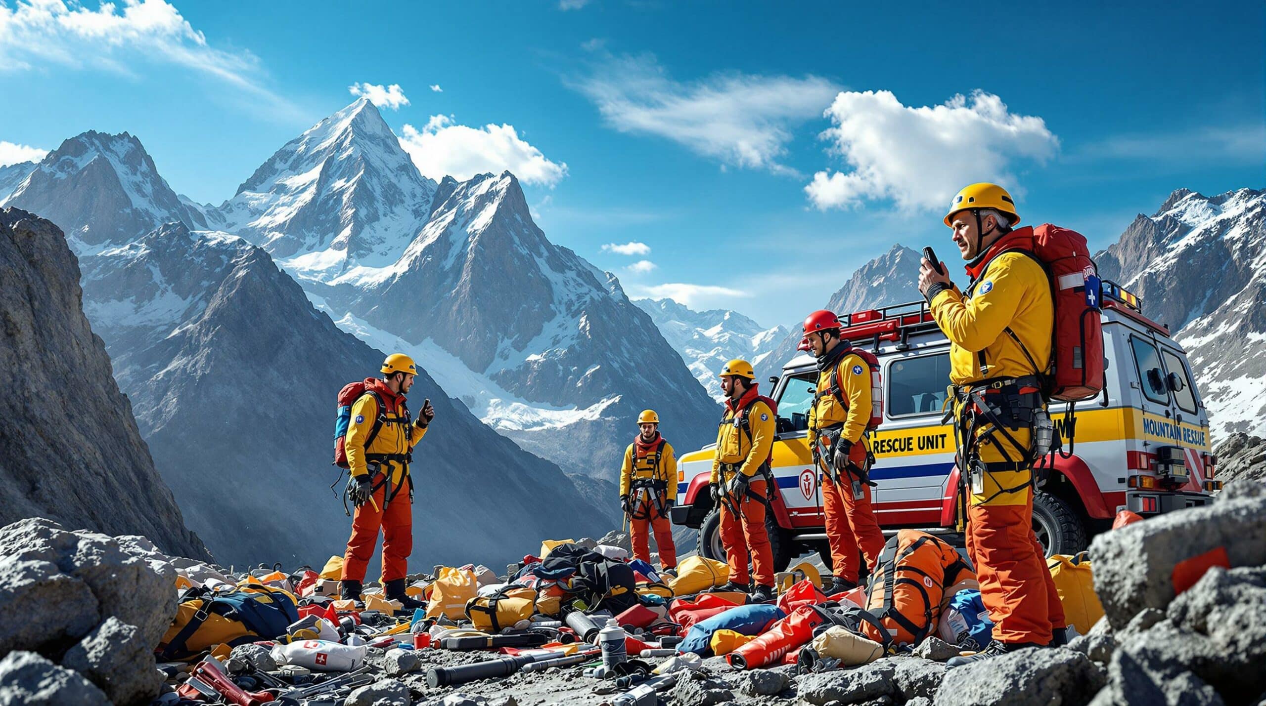 Se préparer pour le secours en montagne : Anticipation et organisation