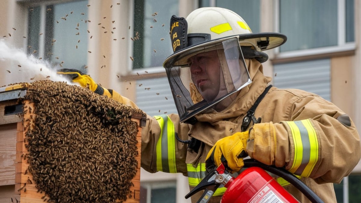 Sécurisation des lieux avant l’intervention des pompiers