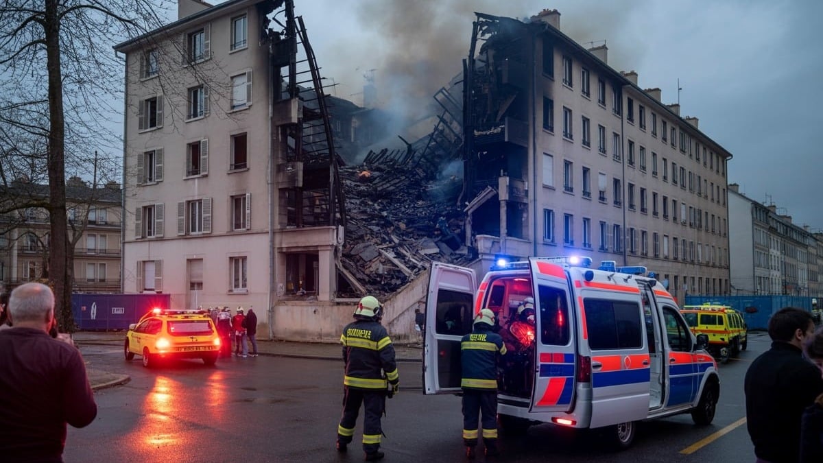 Strasbourg : drame après l’incendie d’un immeuble, un mort et plusieurs blessés