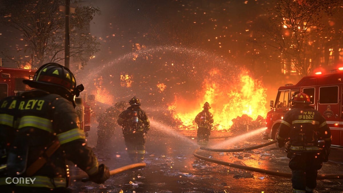 Techniques d'intervention en cas de backdraft
