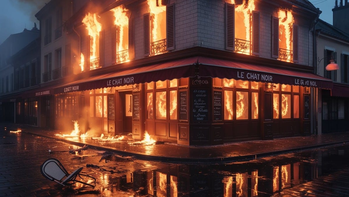 Toulouse : un incendie ravage un restaurant en pleine nuit, un pompier blessé