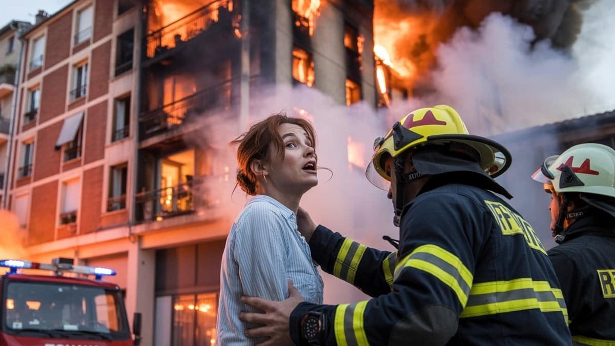 Toulouse : violent incendie au 9e étage, une habitante blessée