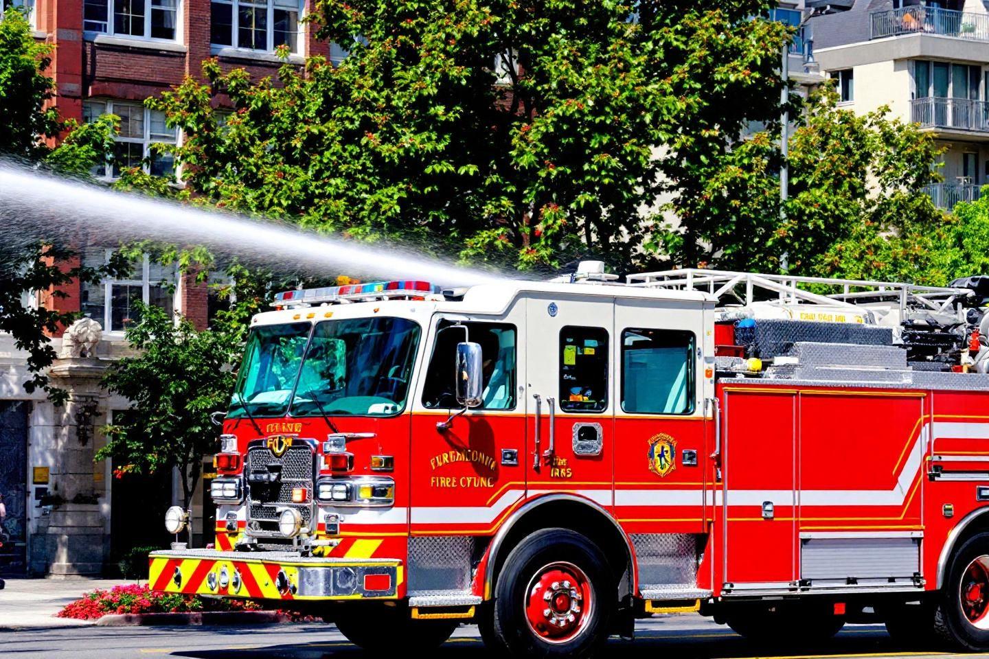 Véhicule de lutte contre les incendies CCF 6000 : camion pompiers pour la sécurité civile