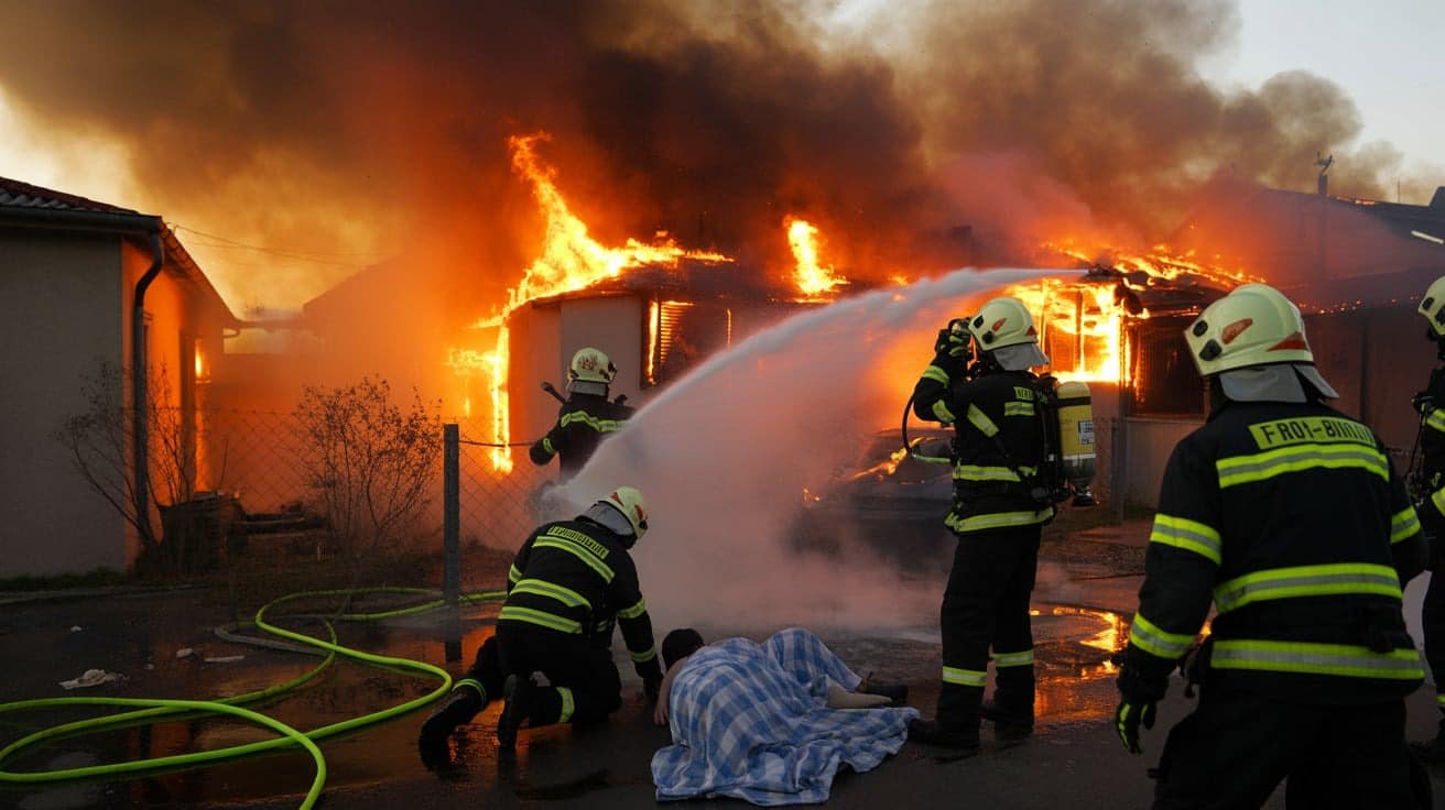 Violent incendie à Ria-Sirach : 40 pompiers et un blessé
