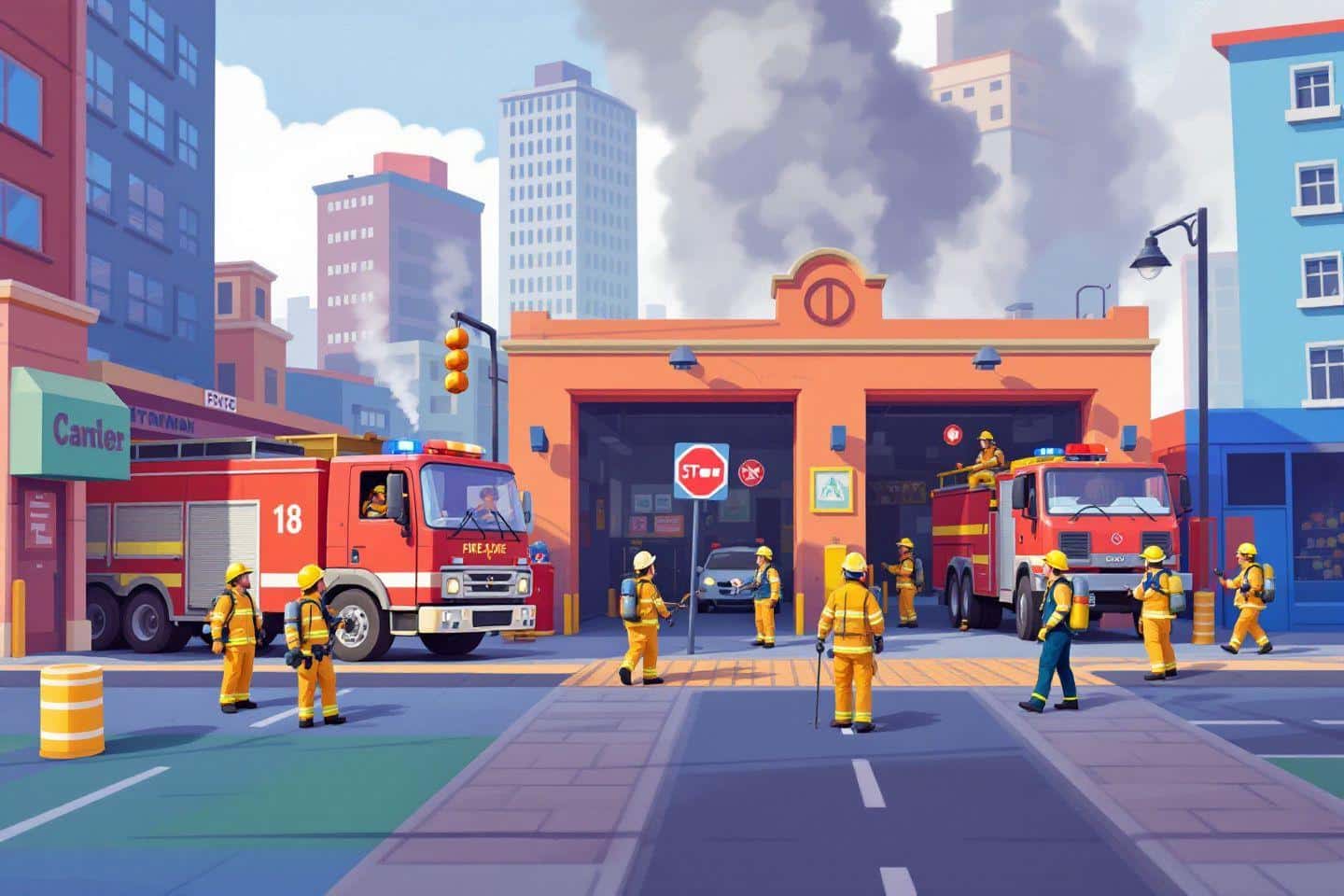 Visite de caserne de pompiers : découvrez les camions et rencontrez les sapeurs-pompiers