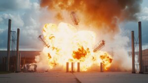 Explosion dramatique industriel