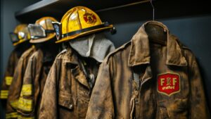 Uniformes pompiers usagés