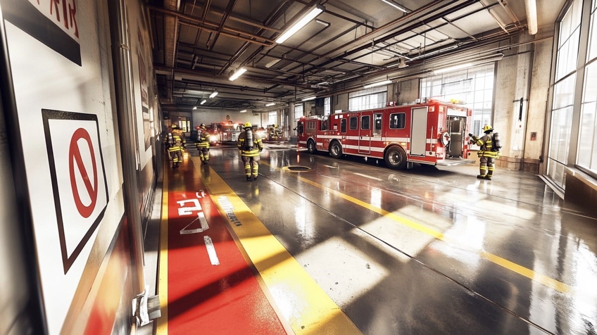 Caserne pompiers intervention