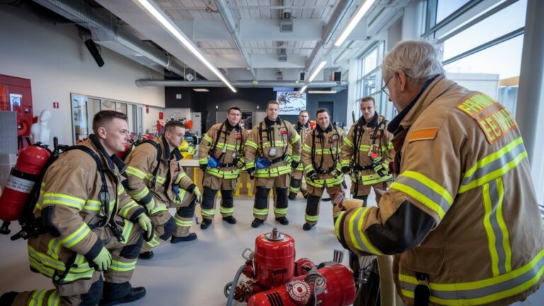 Formation pompiers jeunes recrues