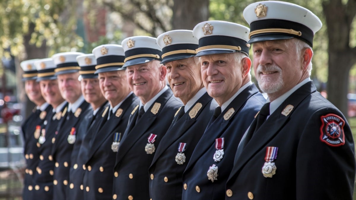 Cérémonie médailles pompiers