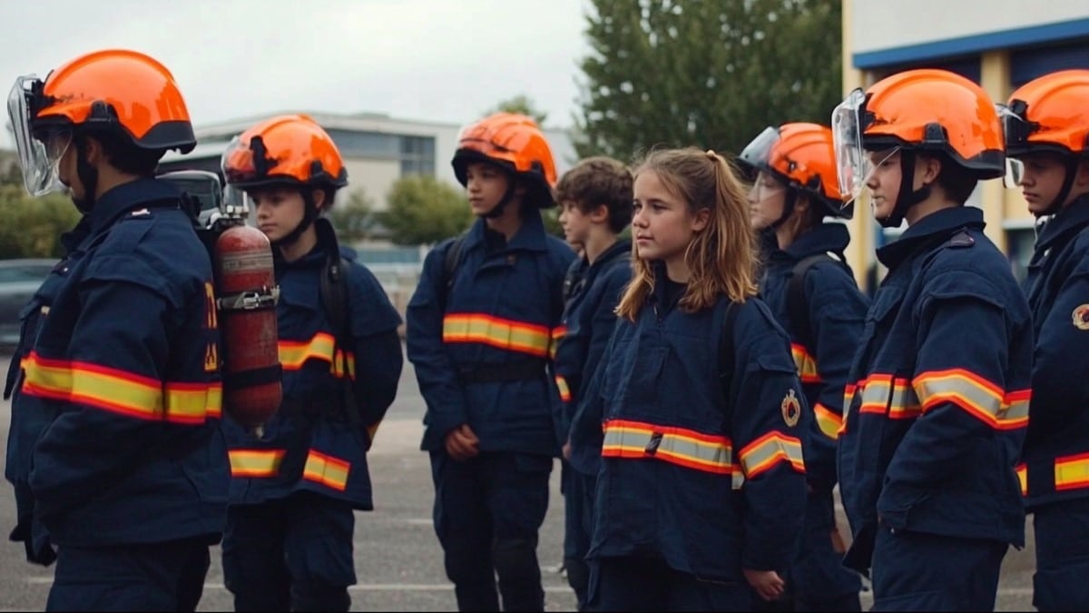 Entraînement de pompiers