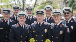 Pompiers retraités médaillés