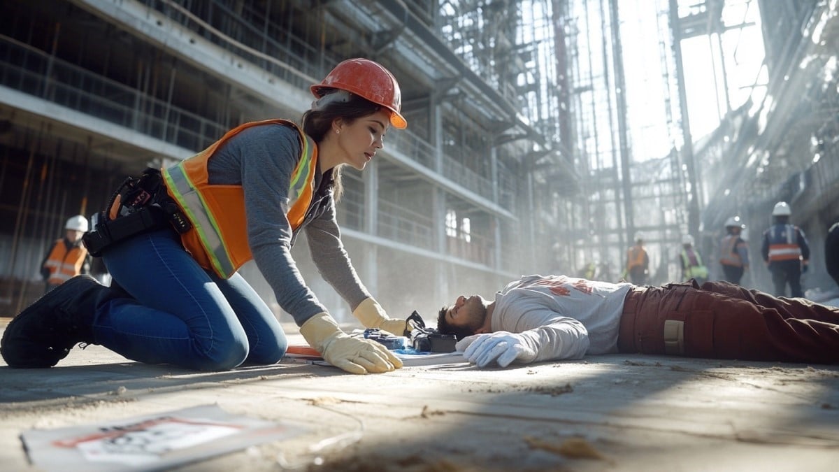 Secourisme sur chantier