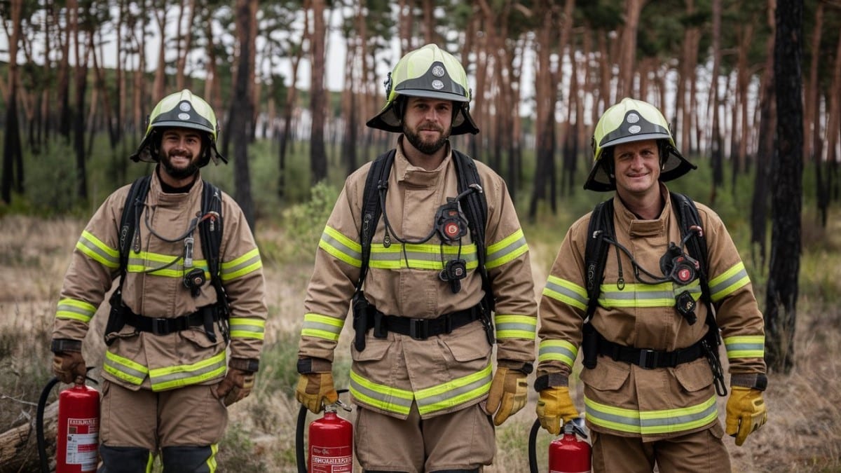 Pompiers en formation