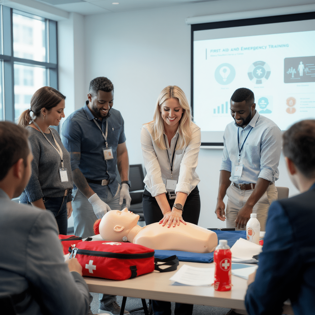 découvrez comment la formation en secourisme renforce la sécurité et le bien-être au travail, en intégrant des protocoles de premiers secours dans les entreprises. apprenez les avantages d'une main-d'œuvre qualifiée et comment cela peut améliorer la culture d'entreprise et la réactivité face aux situations d'urgence.