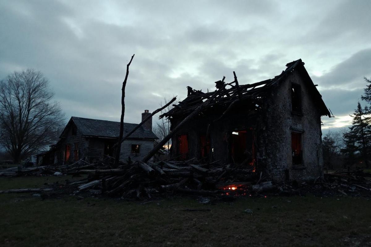Incendie dans les Pyrénées-Orientales : une maison entièrement détruite par les flammes